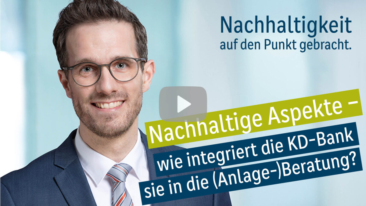 Thumbnail zum Video zu nachhaltigen Aspekten in der Anlageberatung.